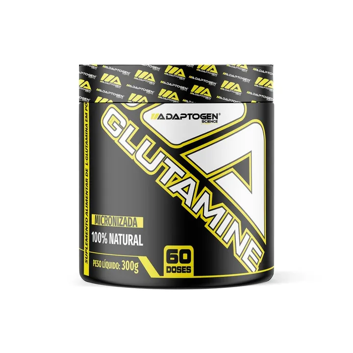 Glutamina — um dos que vendemos. A ficha vale para qualquer marca; o rótulo é que muda.